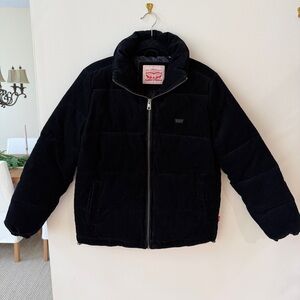 Levi’s Corduroy Puffer Jacket Small
